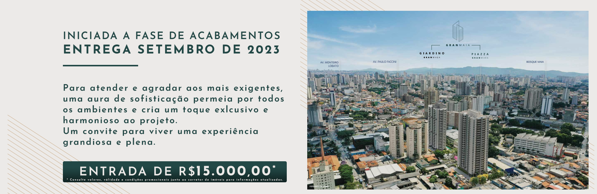 EZTEC GRAN MAIA | APARTAMENTOS E STUDIOS EM GUARULHOS | LAZER COMPLETO | ENTREGA EM SETEMBRO DE 2023 | FINANCIAMENTO DIRETO COM A CONSTRUTORA